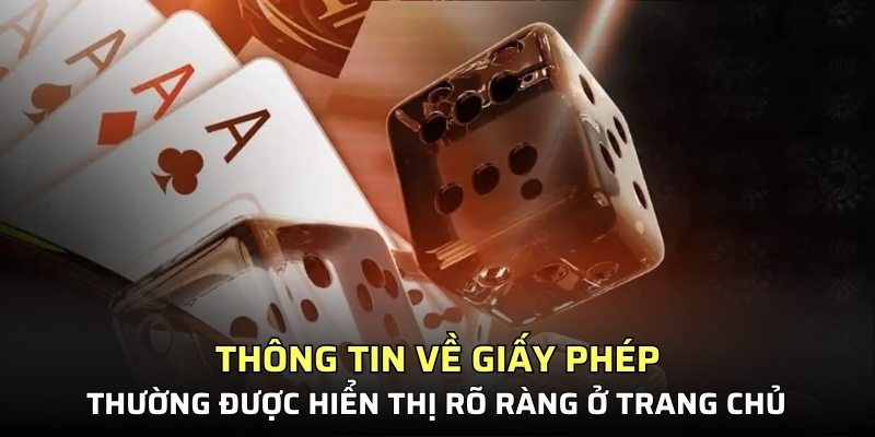 Bạn có thể tìm thấy thông tin giấy phép tại trang chủ